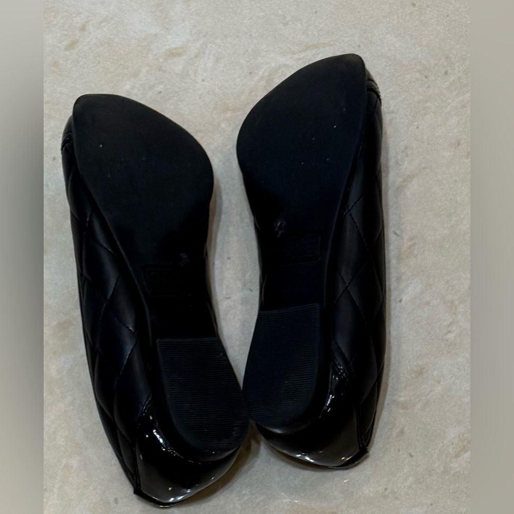 Jacklyn Smith Elegant Black Women's Flats Quilted Shoes sizes:6” - Picture 6 of 10